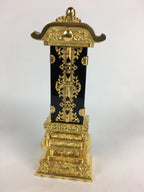 Japanese Buddhism Spiritual Tablet Buddhist Altar Vtg Wood Lacquer Ihai BU529