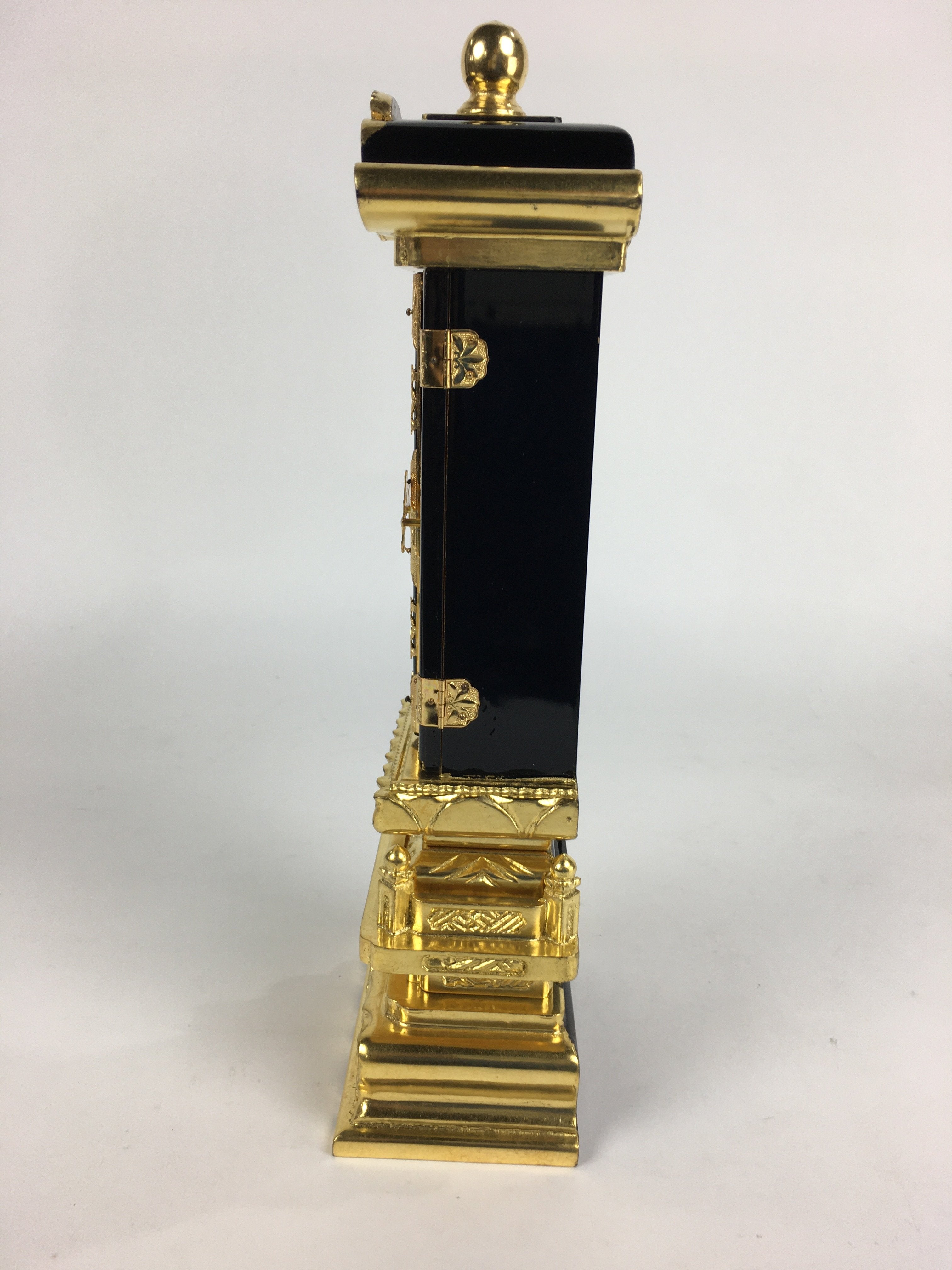 Japanese Buddhism Spiritual Tablet Buddhist Altar Vtg Wood Lacquer Ihai BU529