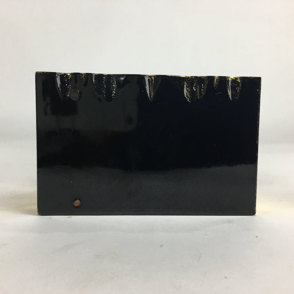Japanese Buddhism Spiritual Tablet Buddhist Altar Vtg Wood Lacquer Ihai BU529