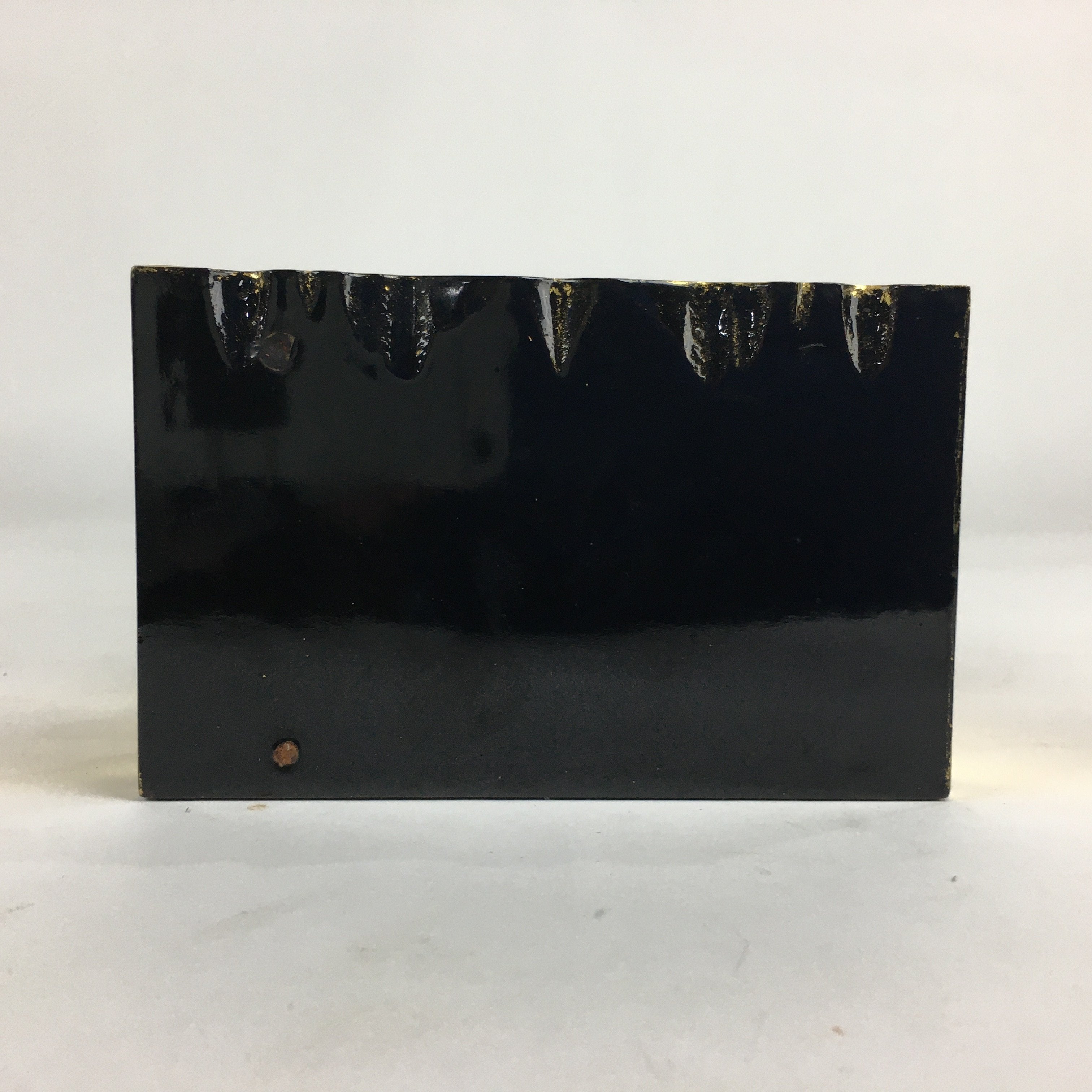 Japanese Buddhism Spiritual Tablet Buddhist Altar Vtg Wood Lacquer Ihai BU529