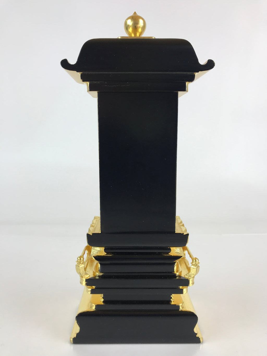 Japanese Buddhism Spiritual Tablet Buddhist Altar Vtg Wood Lacquer Ihai BU816