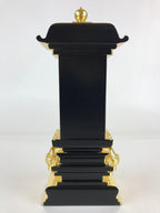 Japanese Buddhism Spiritual Tablet Buddhist Altar Vtg Wood Lacquer Ihai BU816