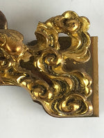 Japanese Buddhist Altar Decorative Part Vtg Spare Parts Golden Celestial Maiden