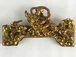 Japanese Buddhist Altar Decorative Part Vtg Spare Parts Golden Celestial Maiden