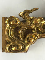 Japanese Buddhist Altar Decorative Part Vtg Spare Parts Golden Celestial Maiden