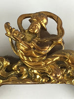 Japanese Buddhist Altar Decorative Part Vtg Spare Parts Golden Celestial Maiden