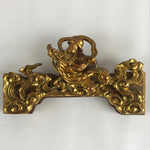 Japanese Buddhist Altar Decorative Part Vtg Spare Parts Golden Celestial Maiden
