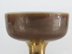 Japanese Buddhist Altar Fitting 2pc Set Vtg Golden Rice Offering Cup BU773