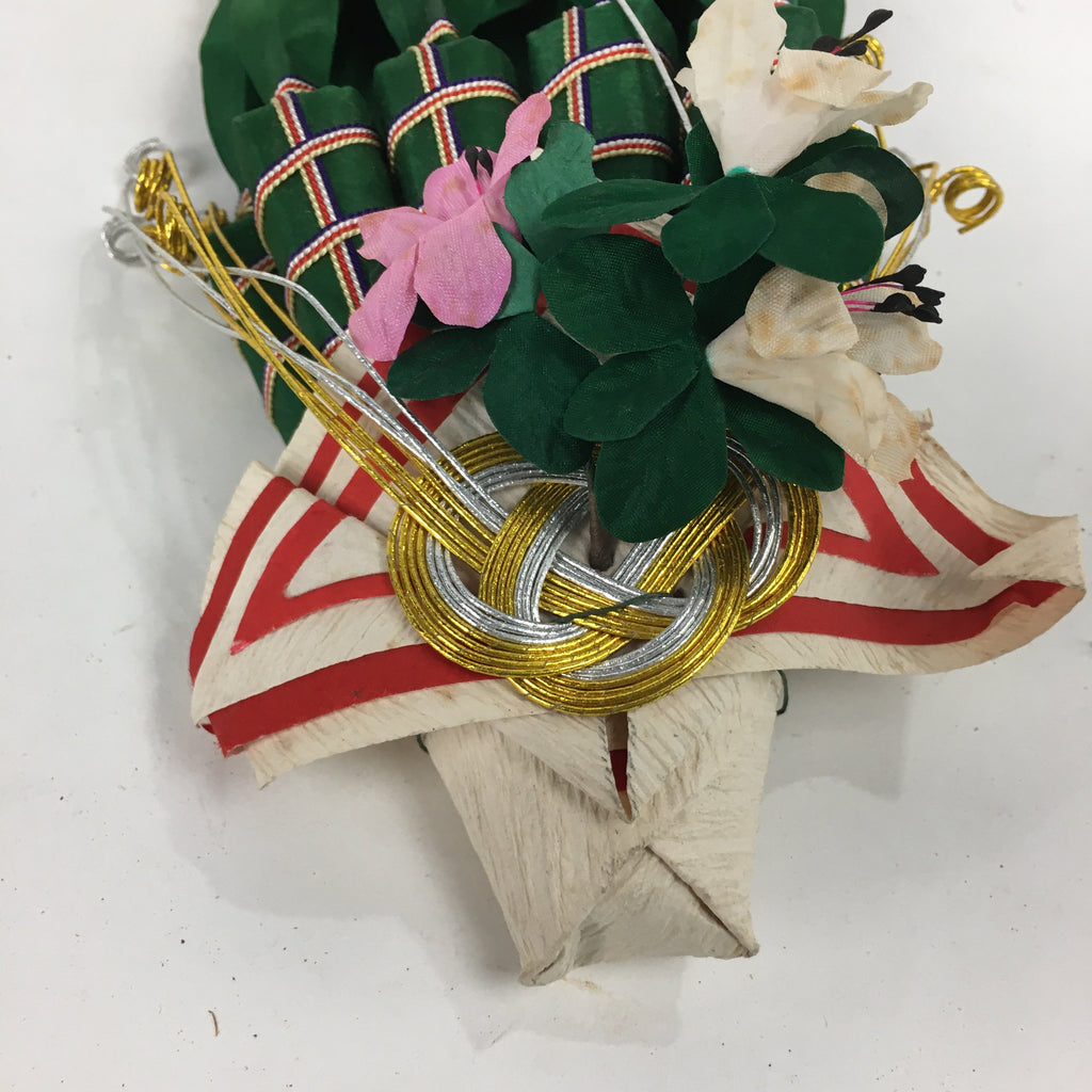 Japanese Buddhist Altar Fitting Artificial Flower Bouquet Vtg Hanataba BU590