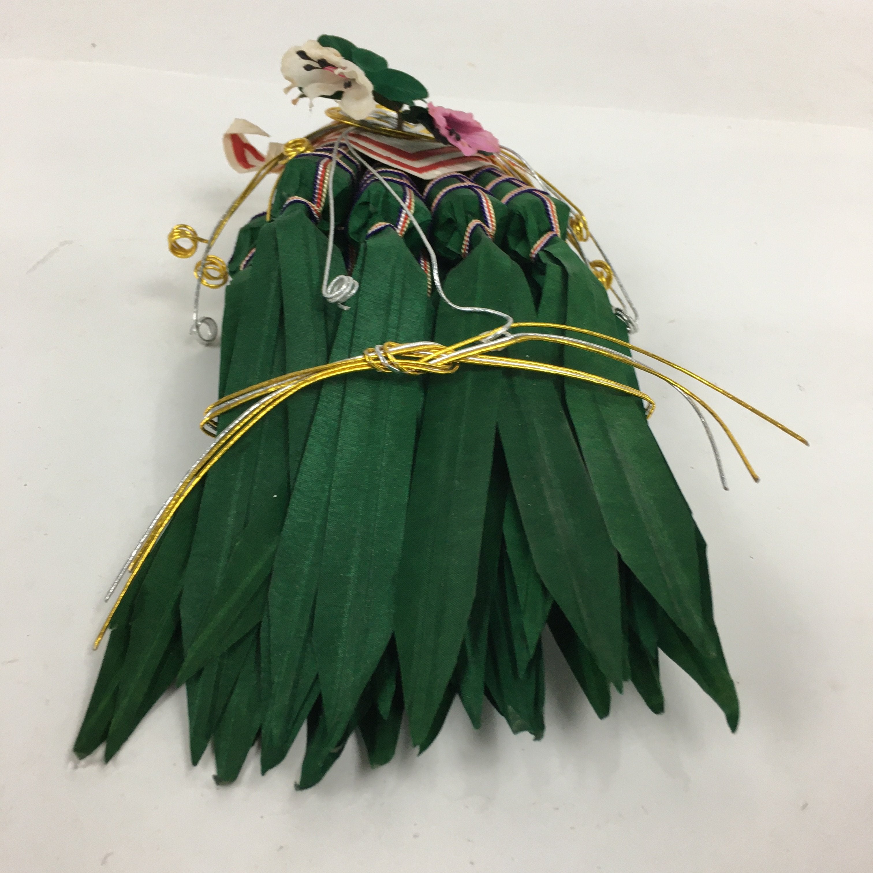 Japanese Buddhist Altar Fitting Artificial Flower Bouquet Vtg Hanataba BU590