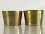 Japanese Buddhist Altar Fitting Brass 2pc Incense Burner Vtg Koro Gold Cup BU832