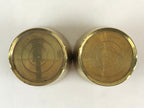 Japanese Buddhist Altar Fitting Brass 2pc Incense Burner Vtg Koro Gold Cup BU832