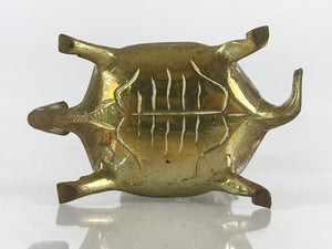 Japanese Buddhist Altar Fitting Brass Candle Stand Vtg Small