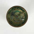 Japanese Buddhist Altar Fitting Brass Candle Stand Vtg Shokudai BU704