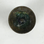 Japanese Buddhist Altar Fitting Brass Candle Stand Vtg Shokudai BU705
