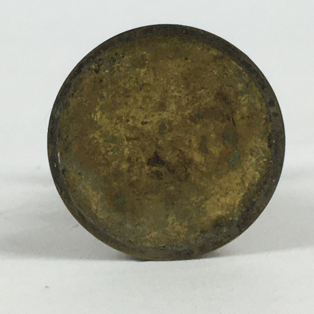 Japanese Buddhist Altar Fitting Brass Candle Stand Vtg Shokudai BU705