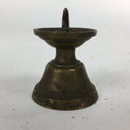 Japanese Buddhist Altar Fitting Brass Candle Stand Vtg Shokudai Butsudan BU554