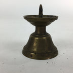 Japanese Buddhist Altar Fitting Brass Candle Stand Vtg Shokudai Butsudan BU554