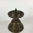 Japanese Buddhist Altar Fitting Brass Candle Stand Vtg Shokudai Butsudan BU554