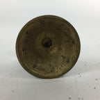 Japanese Buddhist Altar Fitting Brass Candle Stand Vtg Shokudai Butsudan BU554