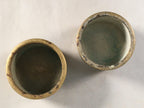 Japanese Buddhist Altar Fitting Brass Incense Burner Pair Vtg Metal Koro BU284