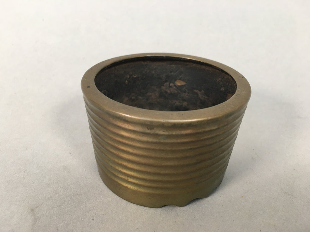 Japanese Buddhist Altar Fitting Brass Incense Burner Vtg Metal Koro BU322