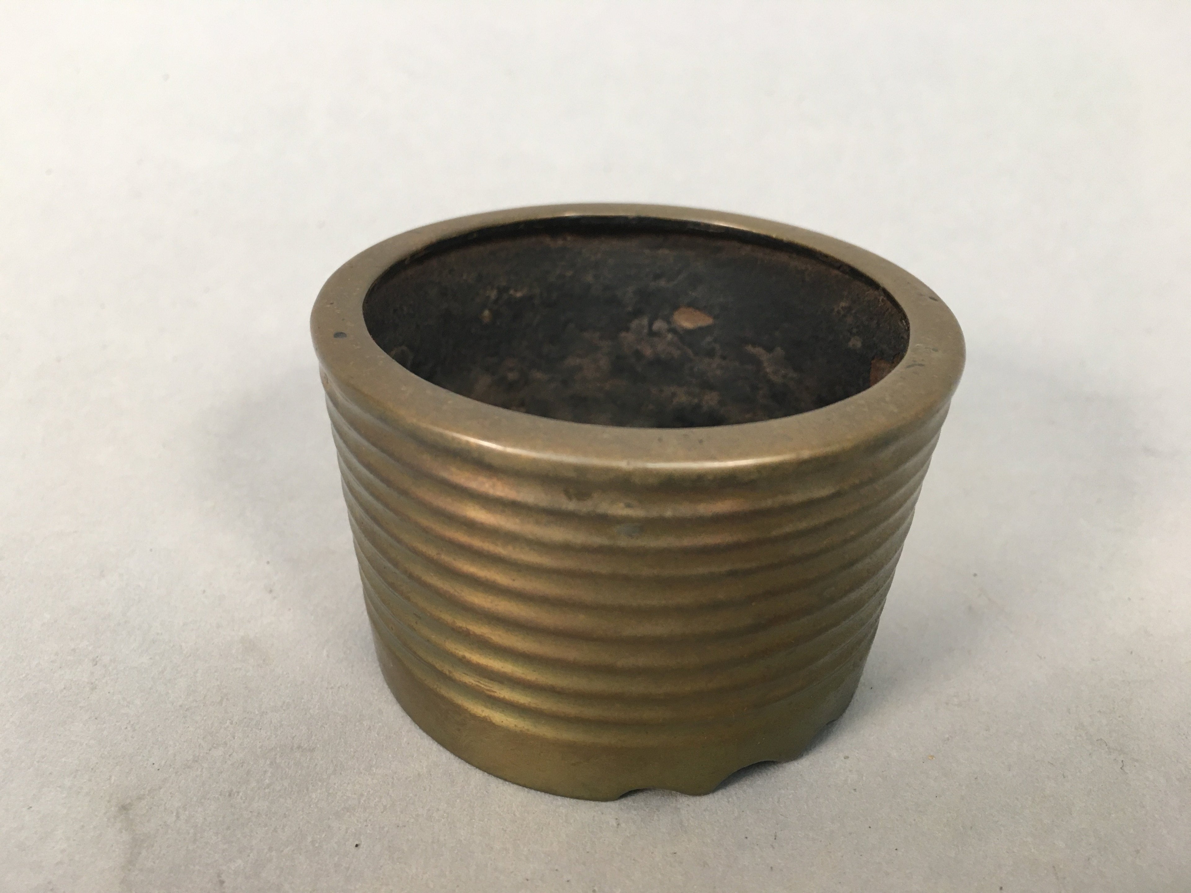 Japanese Buddhist Altar Fitting Brass Incense Burner Vtg Metal Koro BU322