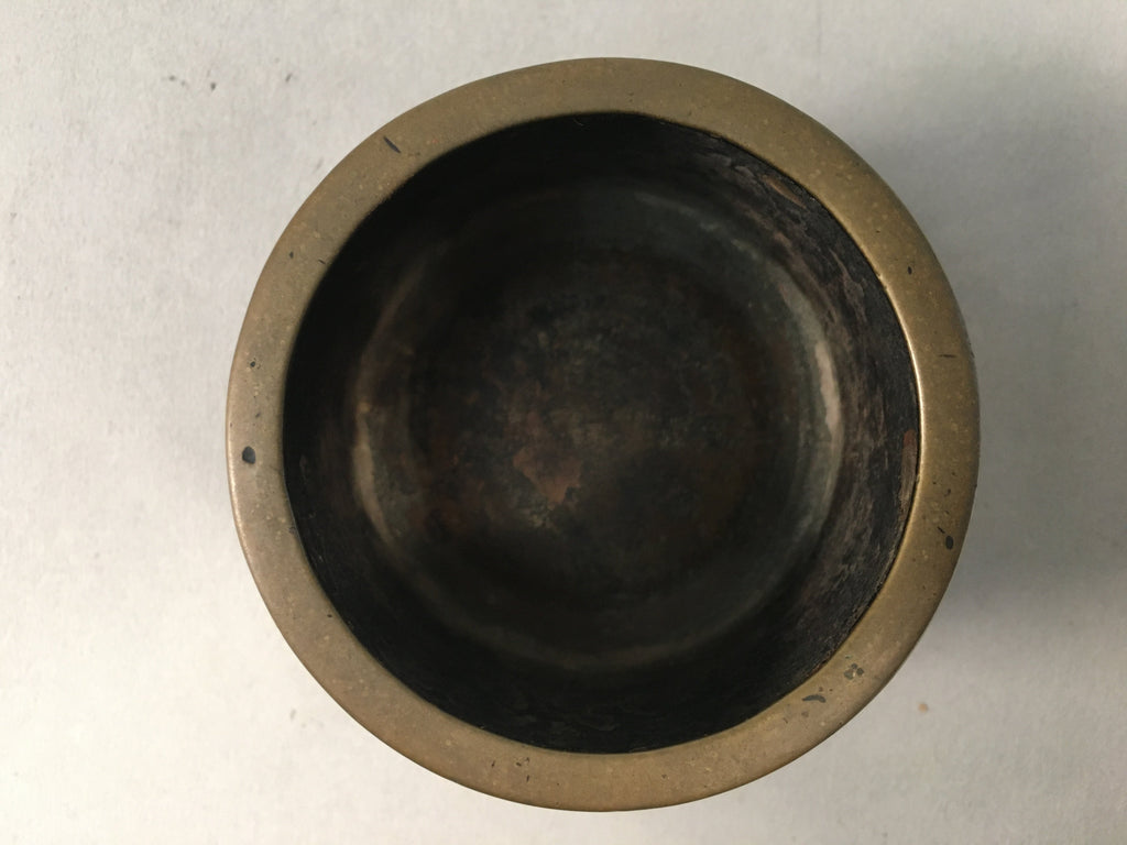 Japanese Buddhist Altar Fitting Brass Incense Burner Vtg Metal Koro BU322