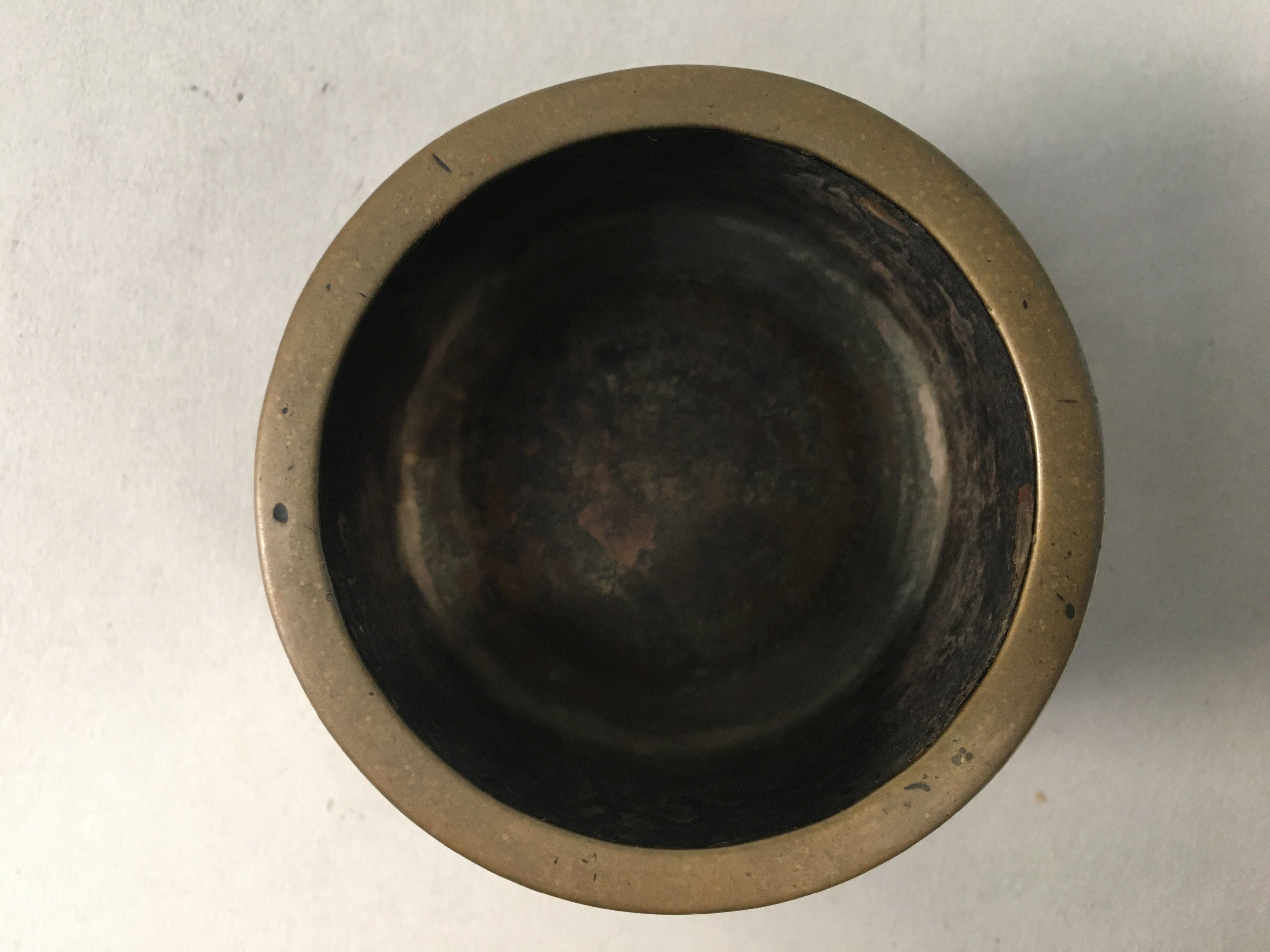 Japanese Buddhist Altar Fitting Brass Incense Burner Vtg Metal Koro BU322