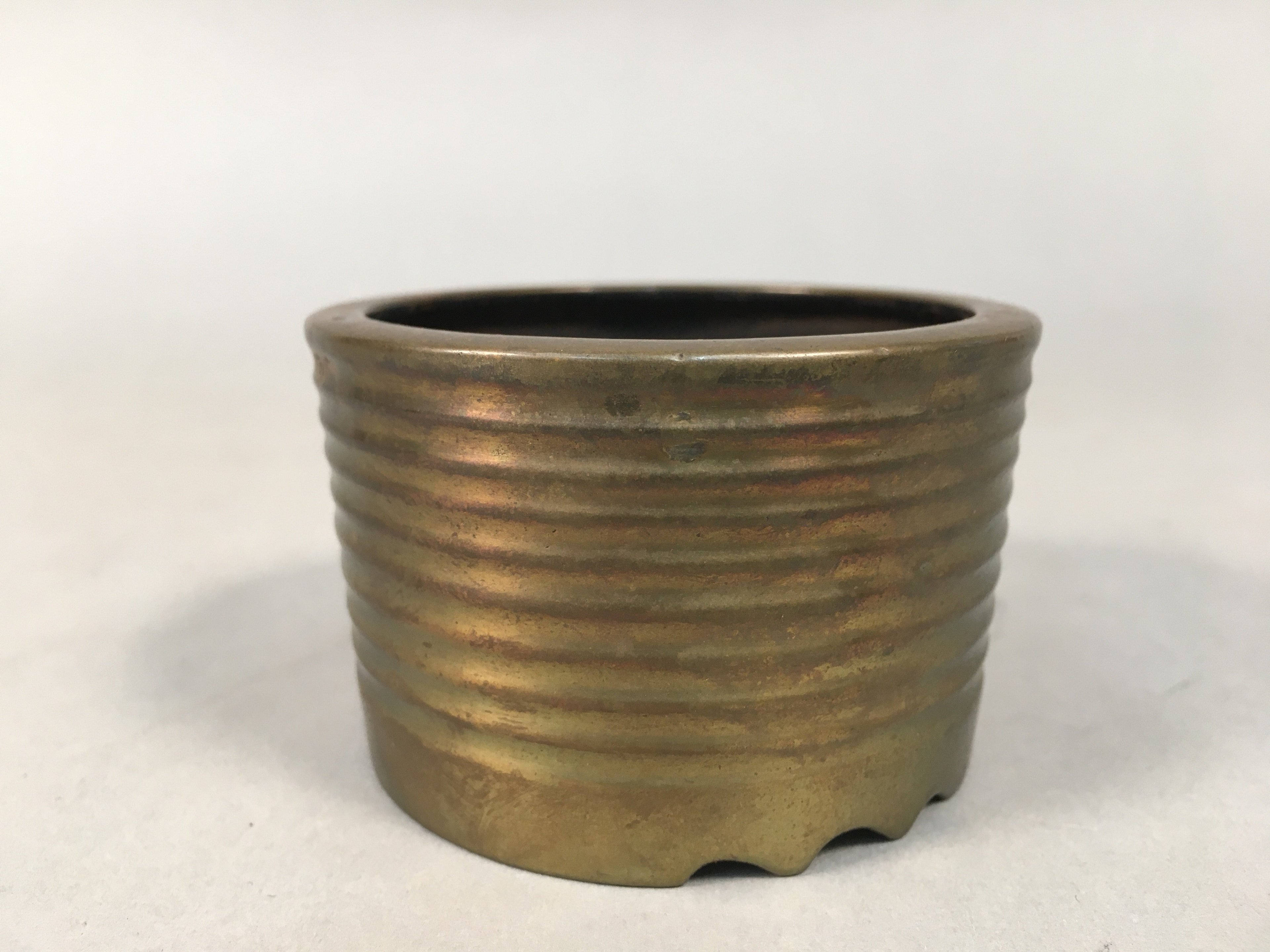 Japanese Buddhist Altar Fitting Brass Incense Burner Vtg Metal Koro BU322