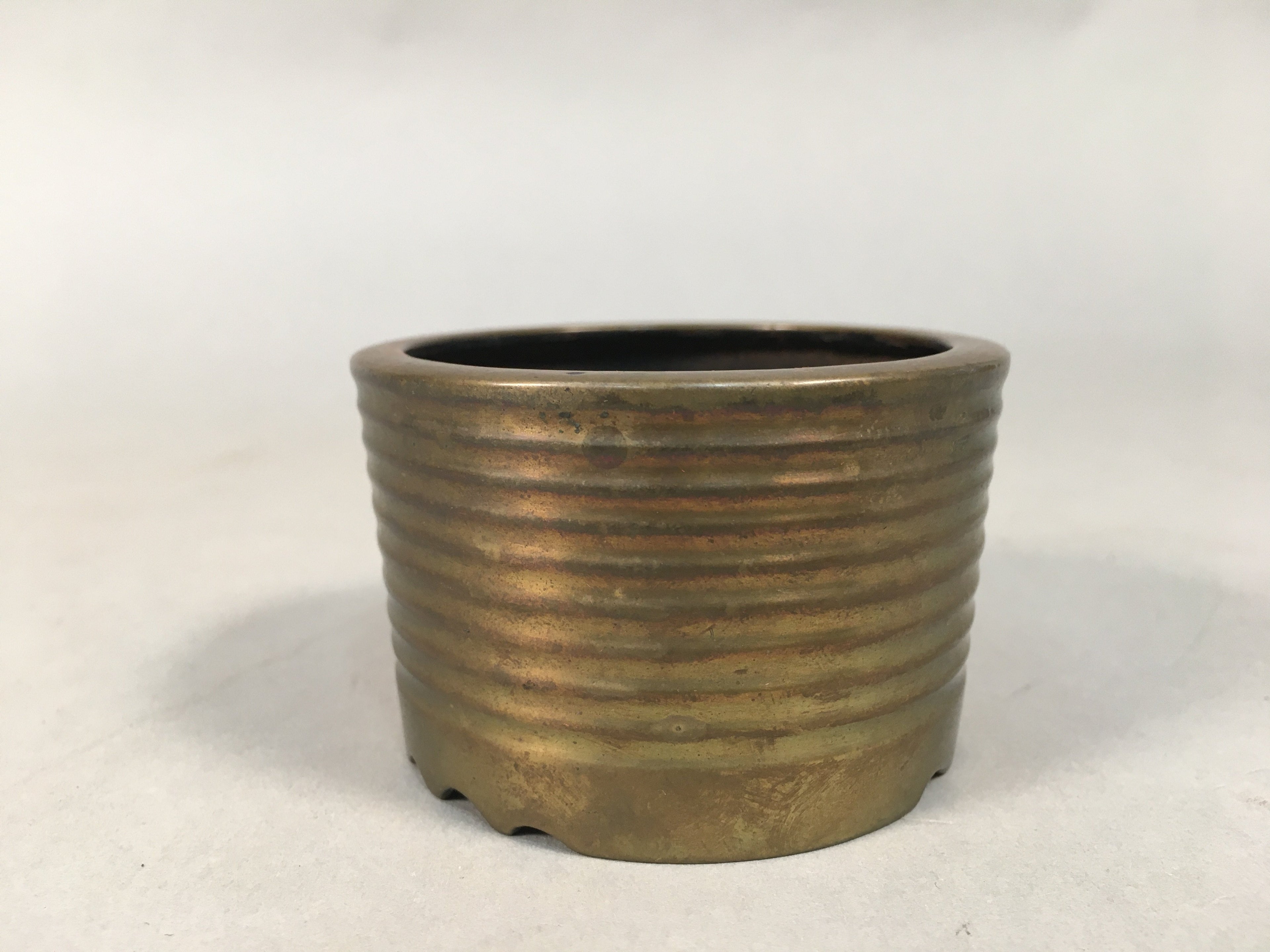 Japanese Buddhist Altar Fitting Brass Incense Burner Vtg Metal Koro BU322