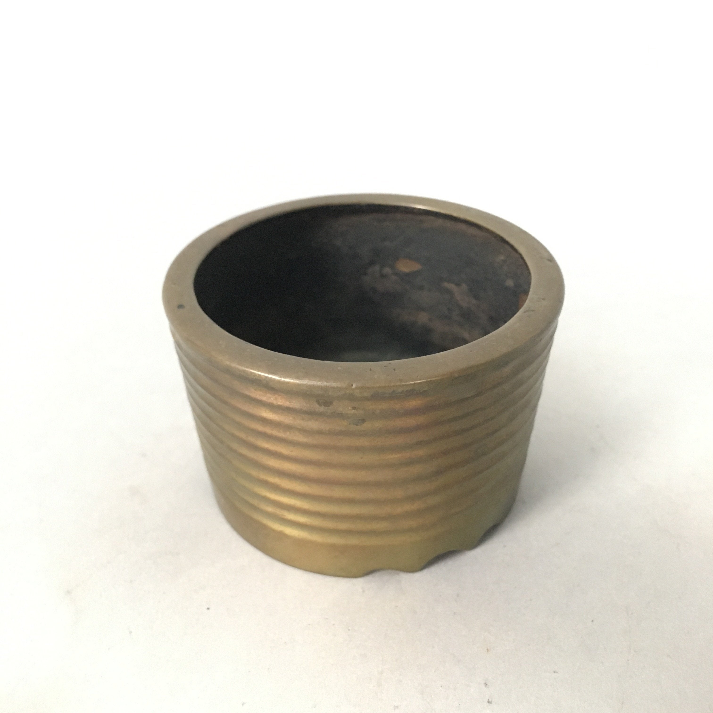 Japanese Buddhist Altar Fitting Brass Incense Burner Vtg Metal Koro BU322