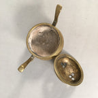 Japanese Buddhist Altar Fitting Brass Incense Burner Vtg Metal Koro BU359