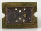 Japanese Buddhist Altar Fitting Brass Incense Burner Vtg Shishi Koro BU806
