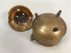 Japanese Buddhist Altar Fitting Brass Incense Burner Vtg Shishi Metal Koro BU209