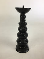 Japanese Buddhist Altar Fitting Bronze Candle Stand Vtg Shokudai Butsudan BU520