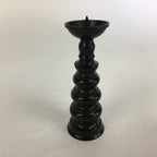 Japanese Buddhist Altar Fitting Bronze Candle Stand Vtg Shokudai Butsudan BU520