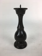 Japanese Buddhist Altar Fitting Bronze Candle Stand Vtg Shokudai Butsudan BU549