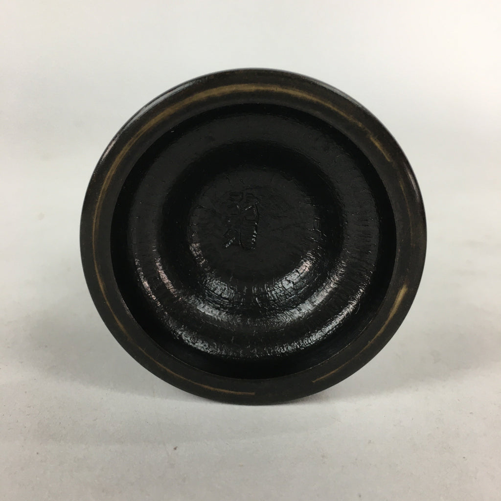 Japanese Buddhist Altar Fitting Bronze Candle Stand Vtg Shokudai Butsudan BU549