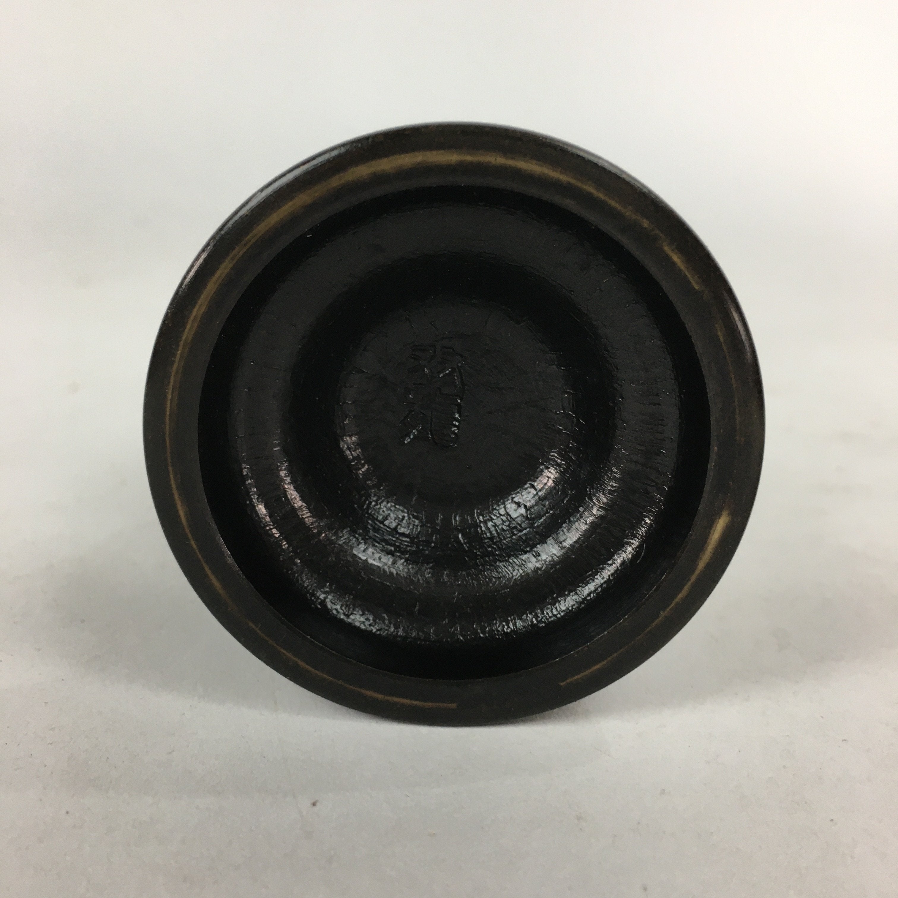 Japanese Buddhist Altar Fitting Bronze Candle Stand Vtg Shokudai Butsudan BU549