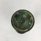 Japanese Buddhist Altar Fitting Bronze Candle Stand Vtg Shokudai Butsudan BU553