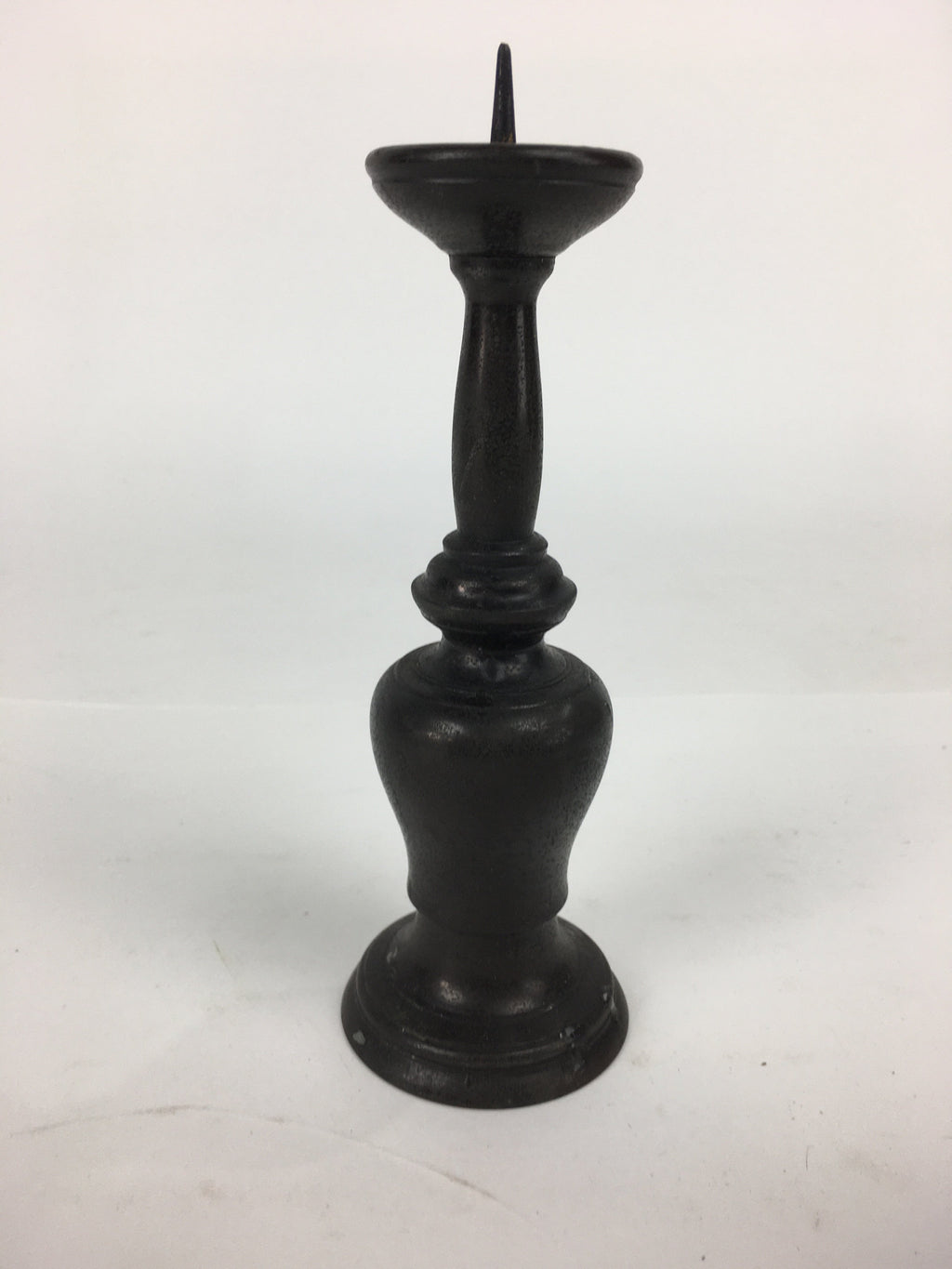 Japanese Buddhist Altar Fitting Bronze Candle Stand Vtg Shokudai Butsudan BU580
