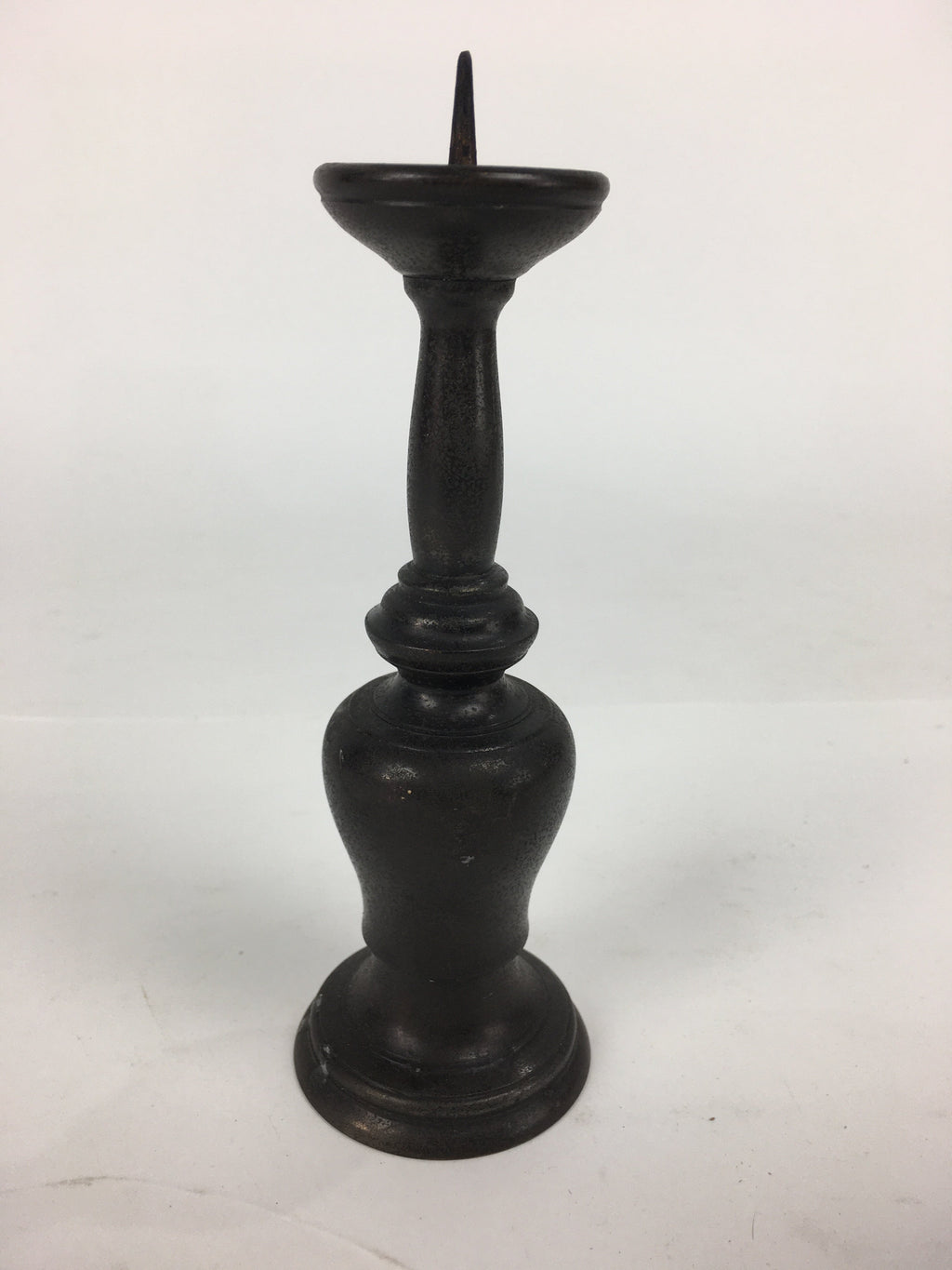 Japanese Buddhist Altar Fitting Bronze Candle Stand Vtg Shokudai Butsudan BU580