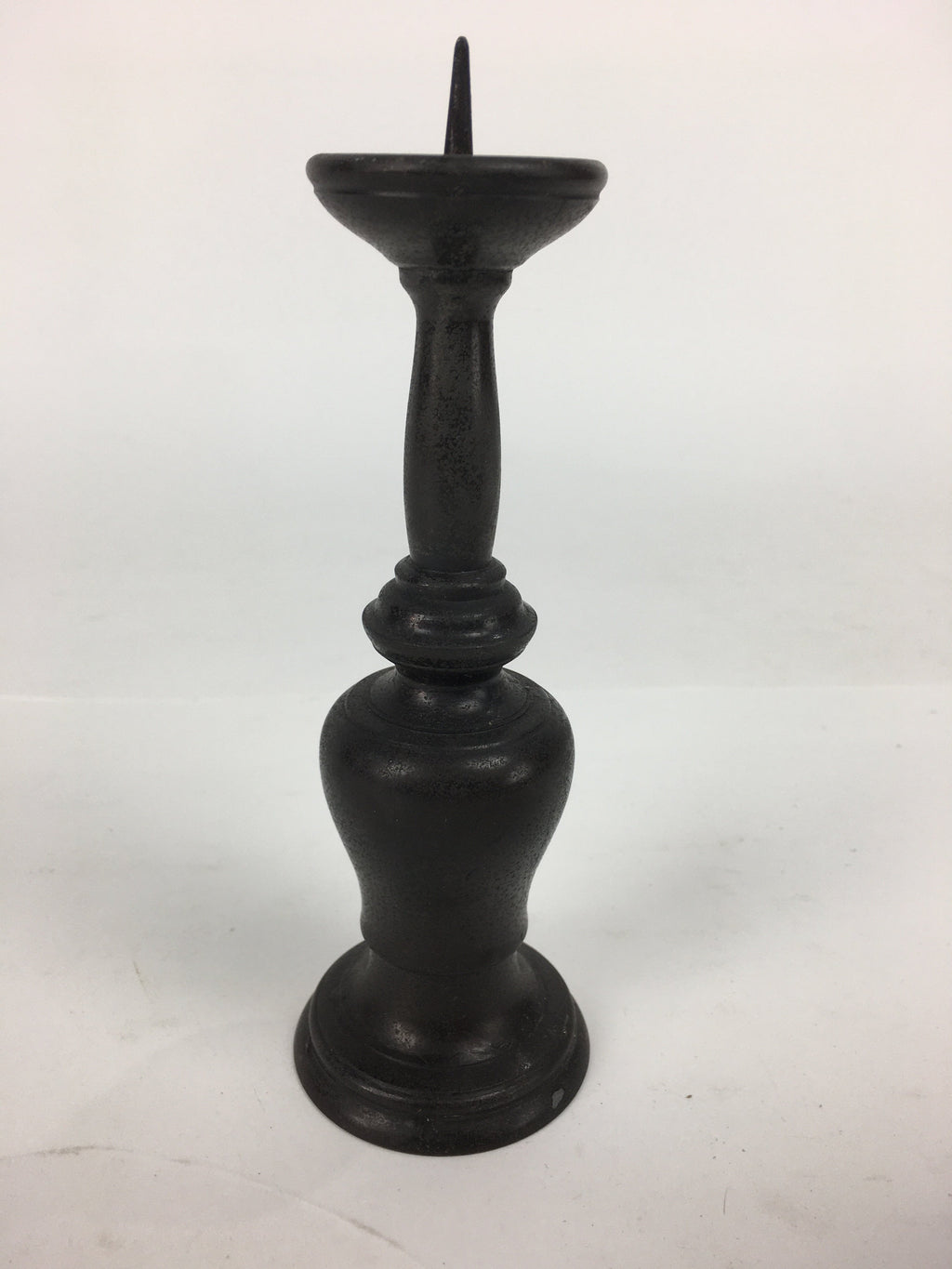 Japanese Buddhist Altar Fitting Bronze Candle Stand Vtg Shokudai Butsudan BU580
