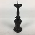 Japanese Buddhist Altar Fitting Bronze Candle Stand Vtg Shokudai Butsudan BU580