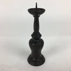 Japanese Buddhist Altar Fitting Bronze Candle Stand Vtg Shokudai Butsudan BU580