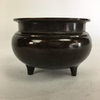 Japanese Buddhist Altar Fitting Bronze Incense Burner Vtg Koro Butsudan BU516