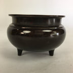 Japanese Buddhist Altar Fitting Bronze Incense Burner Vtg Koro Butsudan BU516