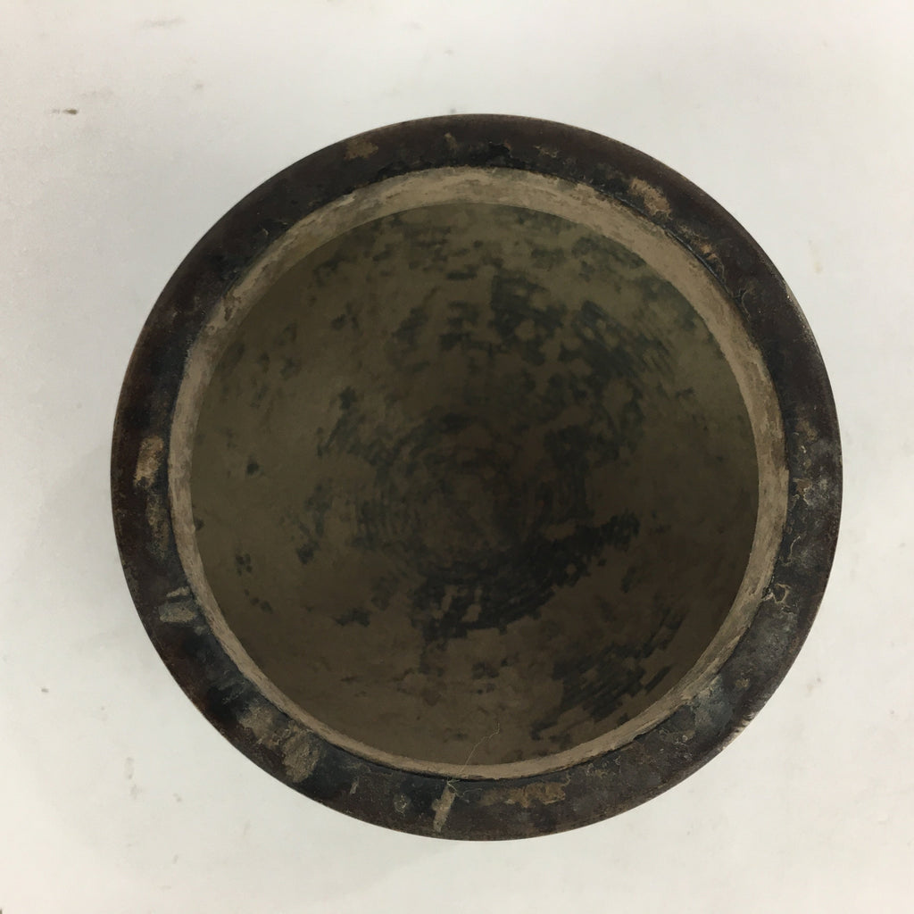 Japanese Buddhist Altar Fitting Bronze Incense Burner Vtg Koro Butsudan BU516