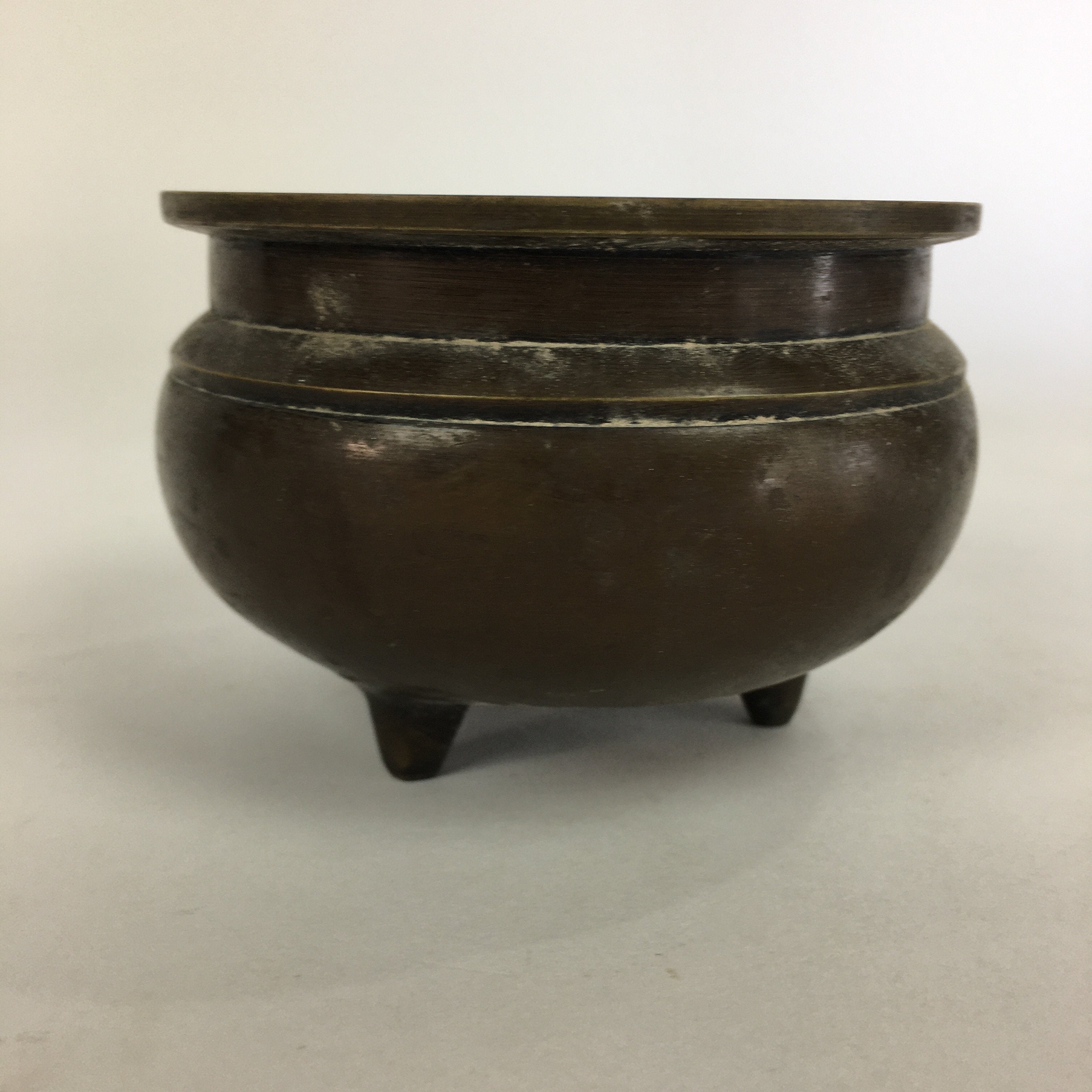 Japanese Buddhist Altar Fitting Bronze Incense Burner Vtg Koro Butsudan BU522